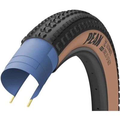 Goodyear Peak Ultimate Tubeless Gravel Dæk - Sort/Braun - 700c - 40mm Goodyear Peak Ultimate Tubeless Gravel Dæk - Sort/Braun - 700c - 40mm