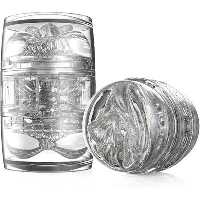 Fleshlight Quickshot Stoya Destroya texturierter männlicher Masturbator - Transparent Fleshlight Quickshot Stoya Destroya texturierter männlicher Masturbator - Transparent