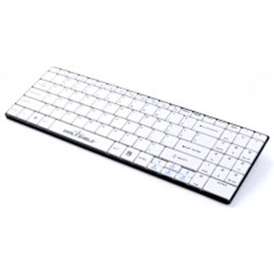 Clavier sans fil allemand blanc Secomp SSKSV099BTDE - Clavier - Publicité Clavier sans fil allemand blanc Secomp SSKSV099BTDE - Clavier - Publicité