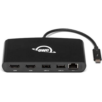 OWC Thunderbolt 3 Mini Dock - Dual 4K HDMI - USB-A - Ethernet OWC Thunderbolt 3 Mini Dock - Dual 4K HDMI - USB-A - Ethernet
