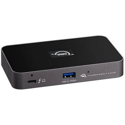 OWC Thunderbolt Hub - 3 x TB4 - Cinza - Dock para portátil OWC Thunderbolt Hub - 3 x TB4 - Cinza - Dock para portátil