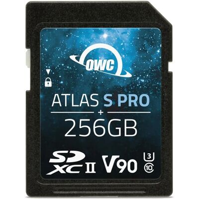 OWC Atlas S Pro 256 GB Speicherkarte - UHS-II, V90, U3, Class 10 OWC Atlas S Pro 256 GB Speicherkarte - UHS-II, V90, U3, Class 10