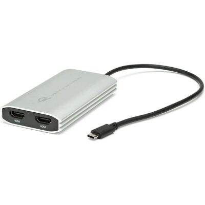OWC CADPDL2HDMI - Dual HDMI-Grafikadapter - Silber OWC CADPDL2HDMI - Dual HDMI-Grafikadapter - Silber