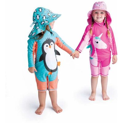 Zoocchini Cappello Unicorno UPF 50 - Cappello da sole rosa Zoocchini Cappello Unicorno UPF 50 - Cappello da sole rosa