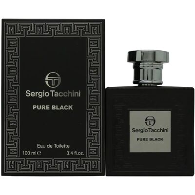Sergio Tacchini Pure Black Him Eau De Toilette (100ml) Sergio Tacchini Pure Black Him Eau De Toilette (100ml)