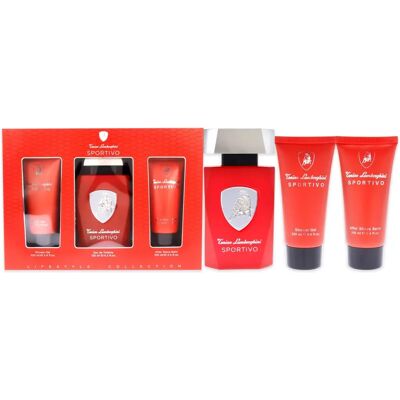 Coffret Cadeau Lamborghini Sportivo - Eau de Cologne, Gel Douche, Baume Après-Rasage - Publicité Coffret Cadeau Lamborghini Sportivo - Eau de Cologne, Gel Douche, Baume Après-Rasage - Publicité