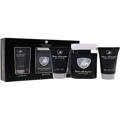 Lamborghini Mitico Geschenkset - Eau De Toilette, Duschgel & Aftershave-Balsam Lamborghini Mitico Geschenkset - Eau De Toilette, Duschgel & Aftershave-Balsam