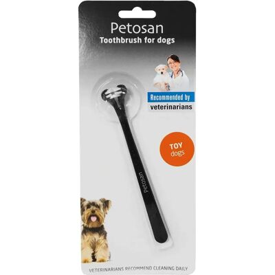 Petosan Little Giant Doppelt Kopf-Zahnbürste - Hundezahnbürste für kleine Hunde 0-3kg Petosan Little Giant Doppelt Kopf-Zahnbürste - Hundezahnbürste für kleine Hunde 0-3kg