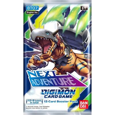 Bandai Digimon Card Game - Next Adventure BT07 Booster - Ages 6+ - Card Game Bandai Digimon Card Game - Next Adventure BT07 Booster - Ages 6+ - Card Game