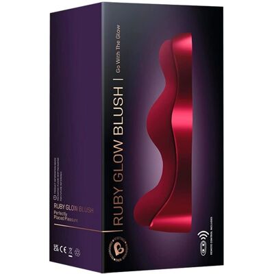 Rocks-Off Ruby Glow Blush - Vibromasseur avec 10 modes Rocks-Off Ruby Glow Blush - Vibromasseur avec 10 modes