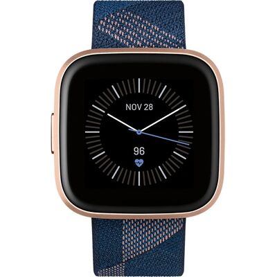 Fitbit Versa 2 - Sonderedition Marineblau & Rosa Gewebt Fitbit Versa 2 - Sonderedition Marineblau & Rosa Gewebt