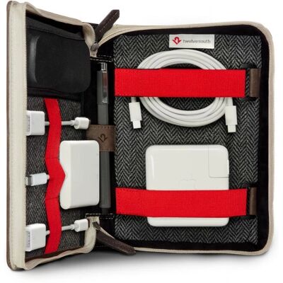 Twelve South BookBook CaddySack equipment case - Brown Twelve South BookBook CaddySack equipment case - Brown