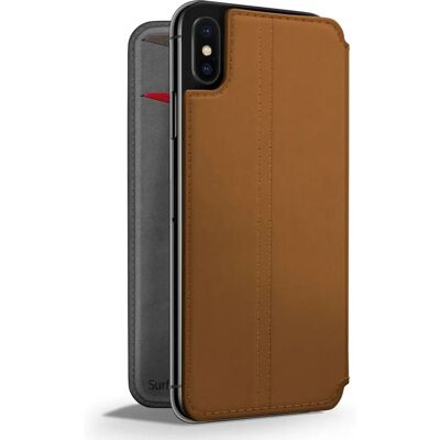 TwelveSouth SurfacePad für iPhone X Cognac - Handyhülle TwelveSouth SurfacePad für iPhone X Cognac - Handyhülle