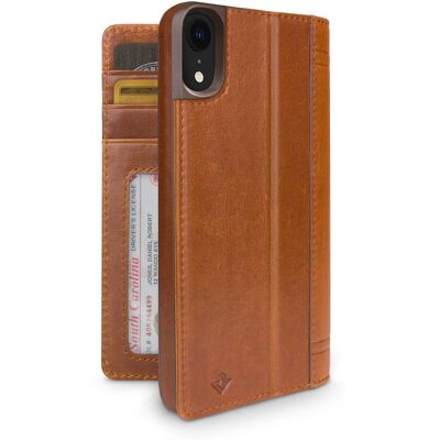 Twelve South iPhone Xr Brieftasche - Leder Luxus, Stoßfest Twelve South iPhone Xr Brieftasche - Leder Luxus, Stoßfest