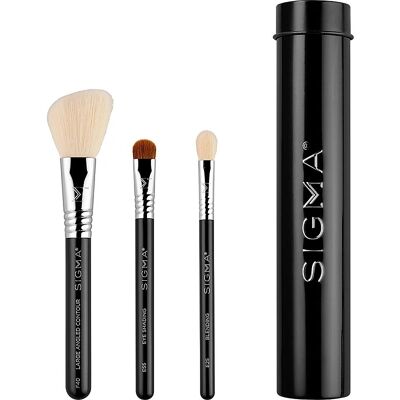 Sigma Beauty Essential Trio Børstesett - Ansikt & Øyemakeup Sigma Beauty Essential Trio Børstesett - Ansikt & Øyemakeup