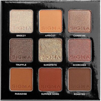 Palette de Fards à Paupières Fiery de Sigma Beauty - 9g - Looks Naturels à Audacieux - Publicité Palette de Fards à Paupières Fiery de Sigma Beauty - 9g - Looks Naturels à Audacieux - Publicité
