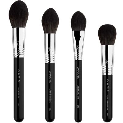 Sigma Beauty Studio Brush Set - Vegan Cruelty-Free - 4 Brushes Sigma Beauty Studio Brush Set - Vegan Cruelty-Free - 4 Brushes
