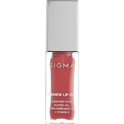 Sigma Beauty Renew Lip Oil - Tranquil - Lip Oil Adds Moisture And Shine - 5,2 g Sigma Beauty Renew Lip Oil - Tranquil - Lip Oil Adds Moisture And Shine - 5,2 g