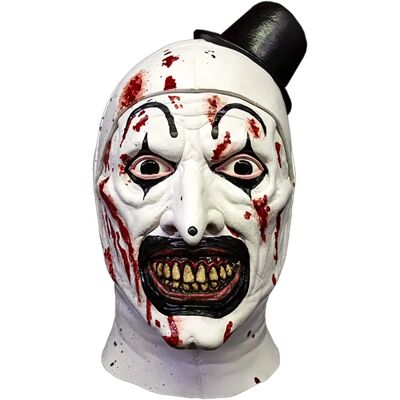 LatestBuy Officially Licensed Trick Or Treat Terrifier Art The Clown Killer Mask - Latex LatestBuy Officially Licensed Trick Or Treat Terrifier Art The Clown Killer Mask - Latex