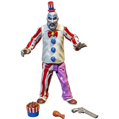 Figurine d'action Trick or Treat Captain Spaulding 15cm - Maison des 1000 Cadavres - Publicité Figurine d'action Trick or Treat Captain Spaulding 15cm - Maison des 1000 Cadavres - Publicité