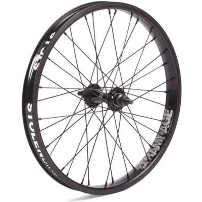 Roues avant BMX Rampage 18" Stolen - Noir - Pièce de vélo - Publicité Roues avant BMX Rampage 18" Stolen - Noir - Pièce de vélo - Publicité