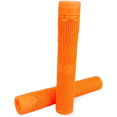 Stolen - Hive Flangeless - Neon Orange - Taille unique - BMX grips - Publicité Stolen - Hive Flangeless - Neon Orange - Taille unique - BMX grips - Publicité