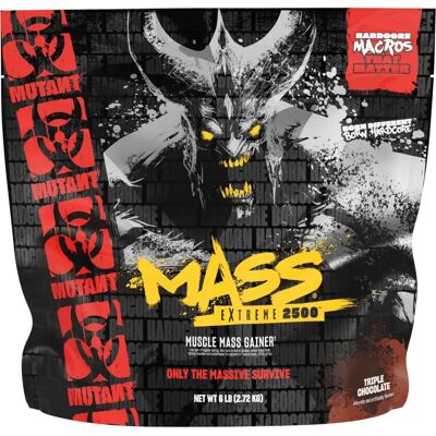 Mutant Mass Extreme 2500 - Weight Gainer - Triple Chocolate Mutant Mass Extreme 2500 - Weight Gainer - Triple Chocolate
