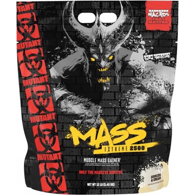 Mutant Mass Extreme 2500 Cookies & Cream - 5,45kg - Przyrost masy Mutant Mass Extreme 2500 Cookies & Cream - 5,45kg - Przyrost masy
