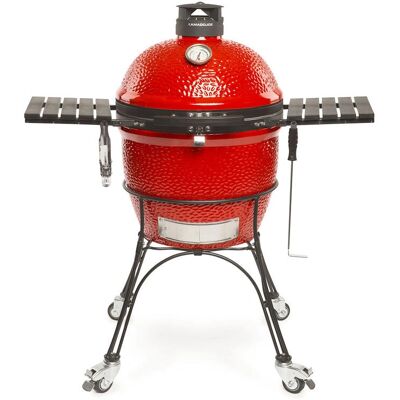 Kamado Joe Classic Joe Grill Serie 2 mit Voyager Pack - Rot Kamado Joe Classic Joe Grill Serie 2 mit Voyager Pack - Rot
