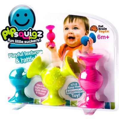 Fat Brain Toy Co. FA089-1 Learning Toy - Sensory Suction Cups for Babies Fat Brain Toy Co. FA089-1 Learning Toy - Sensory Suction Cups for Babies