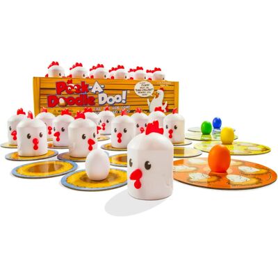 Fat Brain Toy Co. Peek-A-Doodle Doo Board Game Memory Fat Brain Toy Co. Peek-A-Doodle Doo Board Game Memory