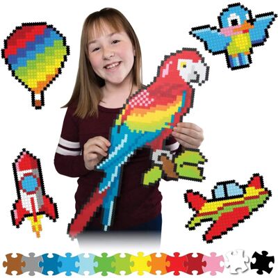 Fat Brain Toys Jixelz Ensemble de 1500 pièces - Dans les airs activités créatives 6-10 ans Fat Brain Toys Jixelz Ensemble de 1500 pièces - Dans les airs activités créatives 6-10 ans