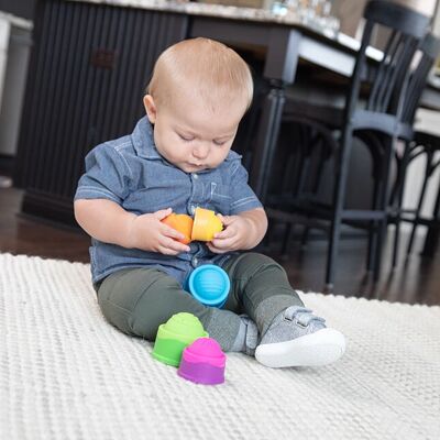 Fat Brain Toys Dimpl Stack - Læringsleke - Flerfarget Fat Brain Toys Dimpl Stack - Læringsleke - Flerfarget