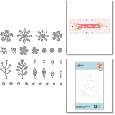 Spellbinders Mini Blooms and Sprigs - Craft Tool Spellbinders Mini Blooms and Sprigs - Craft Tool