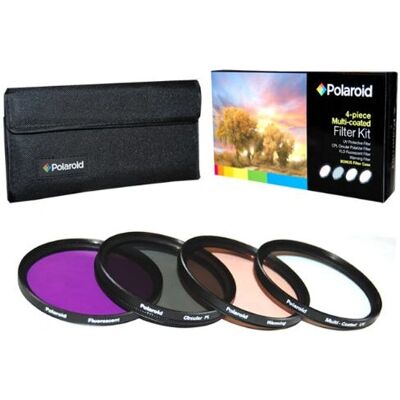 Polaroid PL4FIL37 Ensemble de filtres pour objectif 37 mm - Kit filtres caméra - Publicité Polaroid PL4FIL37 Ensemble de filtres pour objectif 37 mm - Kit filtres caméra - Publicité