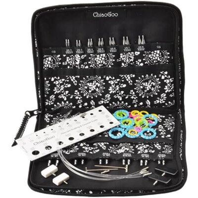 ChiaoGoo Spin Bamboo Complete 10 cm - Knitting Needles Set ChiaoGoo Spin Bamboo Complete 10 cm - Knitting Needles Set