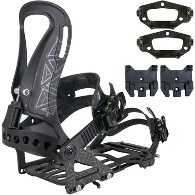 SPARK ARC Czarny L - Wiązania snowboardowe dla mężczyzn SPARK ARC Czarny L - Wiązania snowboardowe dla mężczyzn