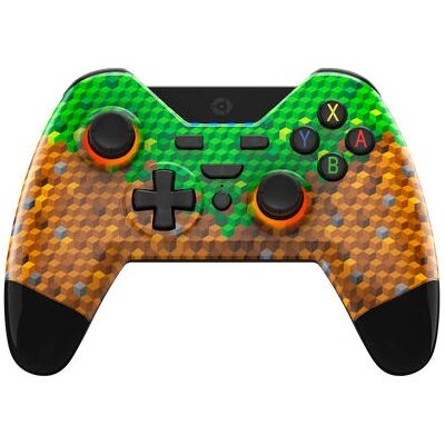 Gioteck Nintendo Switch WX4+ Controlador RGB Inalámbrico - Minecraft Gioteck Nintendo Switch WX4+ Controlador RGB Inalámbrico - Minecraft
