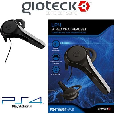 Gioteck LP4 Kabel-Chat-Kopfhörer - Kompatibel mit PS4 Gioteck LP4 Kabel-Chat-Kopfhörer - Kompatibel mit PS4
