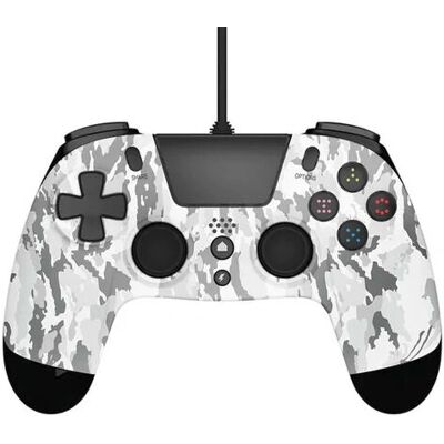 Gioteck VX-4 Controlador Con Cable PS4 - Camuflaje Gris Gioteck VX-4 Controlador Con Cable PS4 - Camuflaje Gris