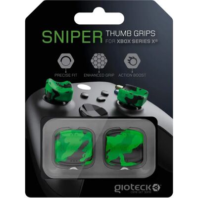 Gioteck Xbox Series X/S Thumb Grips - Silicone Caps - Non-slip - Control Aiming - 3 Sets Gioteck Xbox Series X/S Thumb Grips - Silicone Caps - Non-slip - Control Aiming - 3 Sets