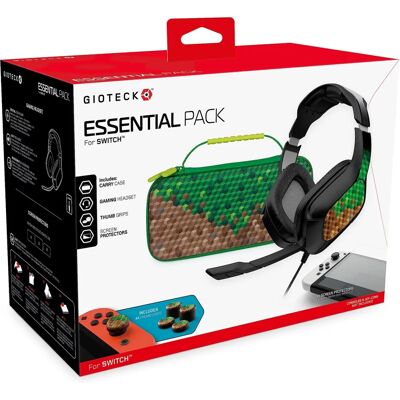 Nintendo Switch Gioteck Essential Pack - Wielobarwne Akcesoria Gamingowe Nintendo Switch Gioteck Essential Pack - Wielobarwne Akcesoria Gamingowe