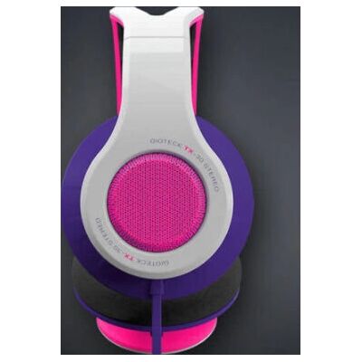 Fones Gioteck TX-30 - Rosa, Leve, Som de Alta Qualidade - Fones Fones Gioteck TX-30 - Rosa, Leve, Som de Alta Qualidade - Fones