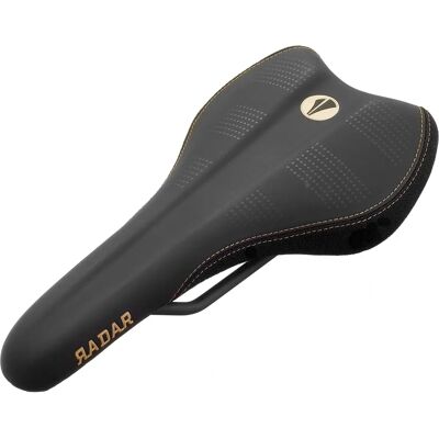 SDG Radar MTN Cro-Mo Saddle - Black/Tan - 138mm Wide - Bike Saddle SDG Radar MTN Cro-Mo Saddle - Black/Tan - 138mm Wide - Bike Saddle