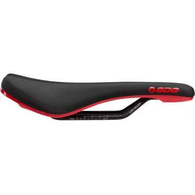 Selle de vélo SDG Bel Air 3.0 Lux-Alloy - Noir/Rouge - Selles - Publicité Selle de vélo SDG Bel Air 3.0 Lux-Alloy - Noir/Rouge - Selles - Publicité