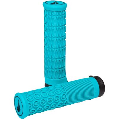 Poignées de Guidon SDG Thrice Lock-On - Turquoise - 33mm - Publicité Poignées de Guidon SDG Thrice Lock-On - Turquoise - 33mm - Publicité