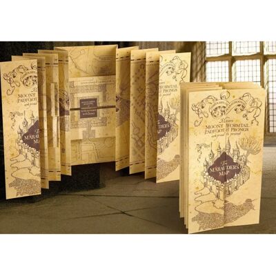 Noble Collection Harry Potter Marauder's Map Replik - 1:1 Maßstab Noble Collection Harry Potter Marauder's Map Replik - 1:1 Maßstab