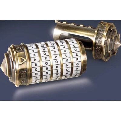 Noble Collection Mini Cryptex di Il Codice da Vinci - Replica, Sicurezza Noble Collection Mini Cryptex di Il Codice da Vinci - Replica, Sicurezza