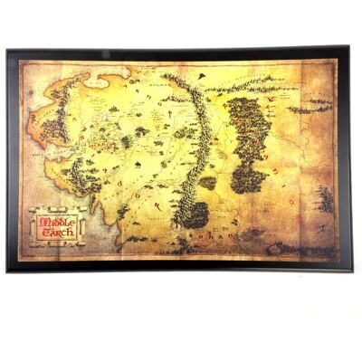 Noble Collection Középfölde Térkép Poszter - 40x25cm - Tolkien Fali Dekoráció Noble Collection Középfölde Térkép Poszter - 40x25cm - Tolkien Fali Dekoráció