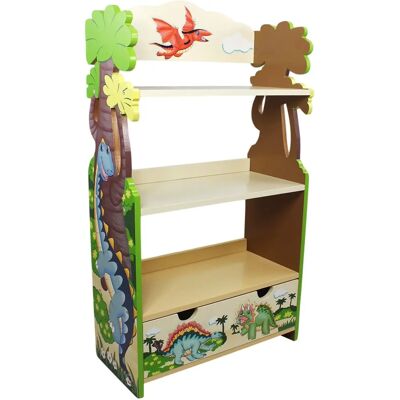 Étagère Dinosaur Kingdom de Teamson Kids - Enfant en bois - Publicité Étagère Dinosaur Kingdom de Teamson Kids - Enfant en bois - Publicité